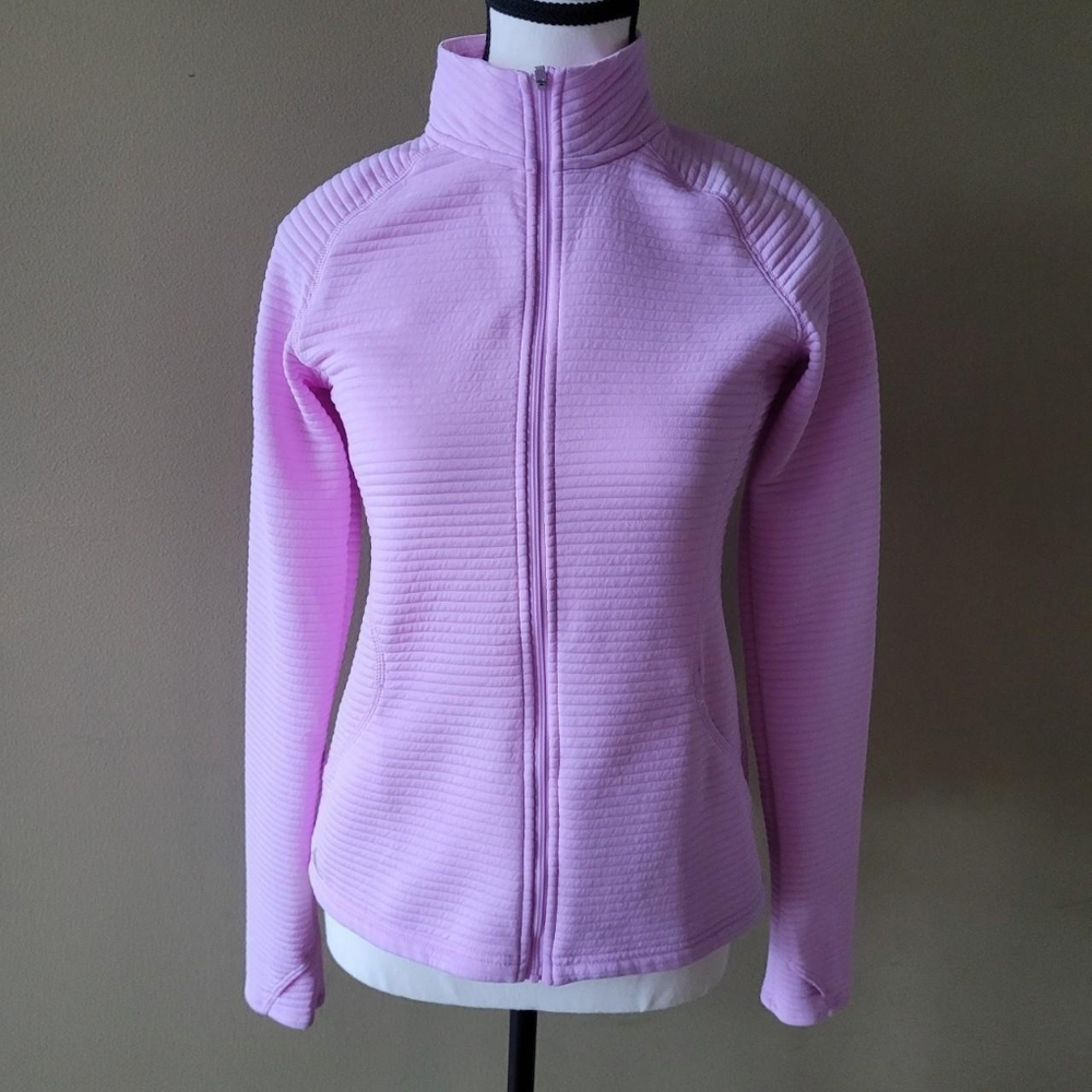 Y2k Adidas Lilac Purple Plum Zip-up Sweatshirt